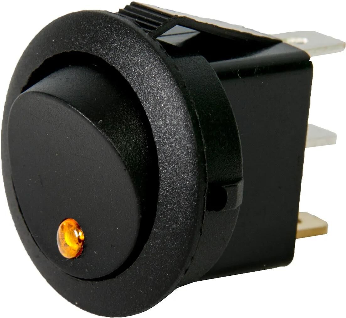 Hp rocker commutateur mini-rond LED jaune