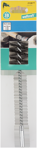 Brosse métallique cylindrique Wolfcraft | arbre rond | ø38x55x200mm | 1 pièce - 2128000