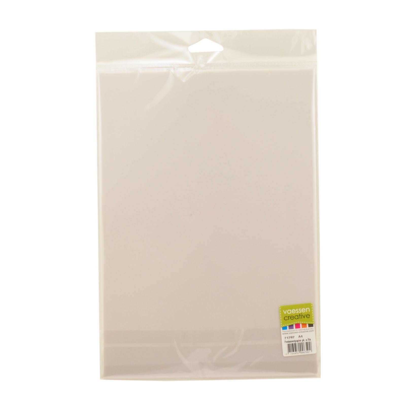 Vaessen creative • papier parchemin a4 150 gr. un 25 feuilles