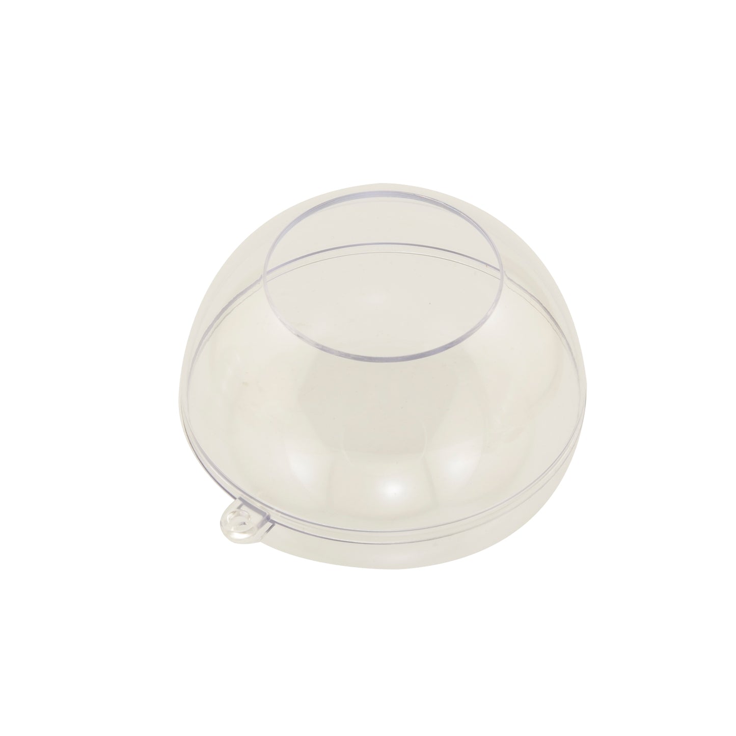 Vaessen creative • boule en plastique 2 pièces ø8cm 5pcs avec trou