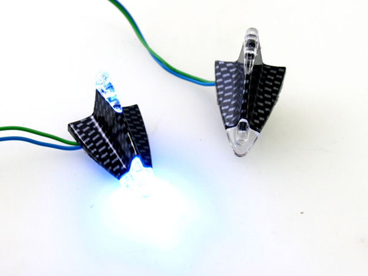 SET LED LED PLAK PLAK LAMP BLUE MAISON CARBON