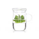 Verre à thé avec filtre ø 8cm h=12cm