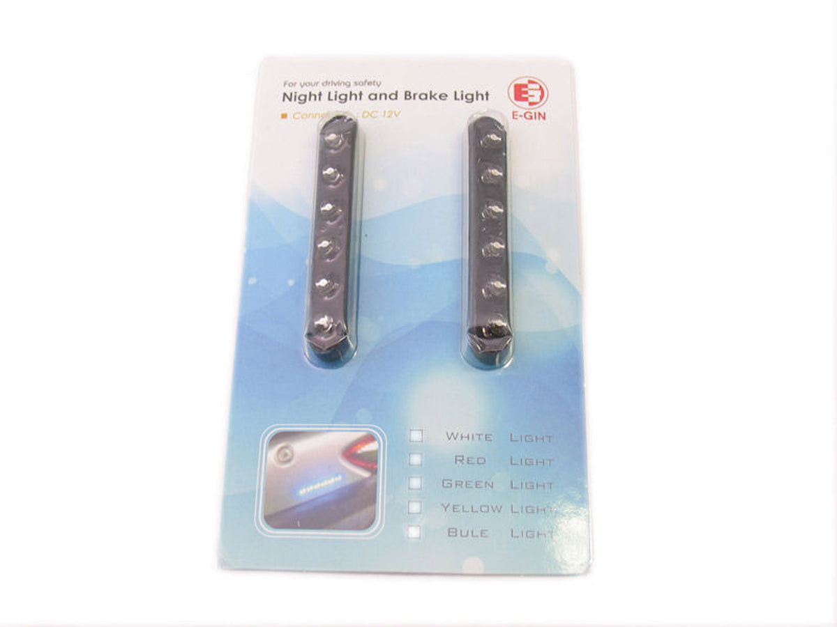 LED de lampe de bord Set Plak Blue 6 LEDS