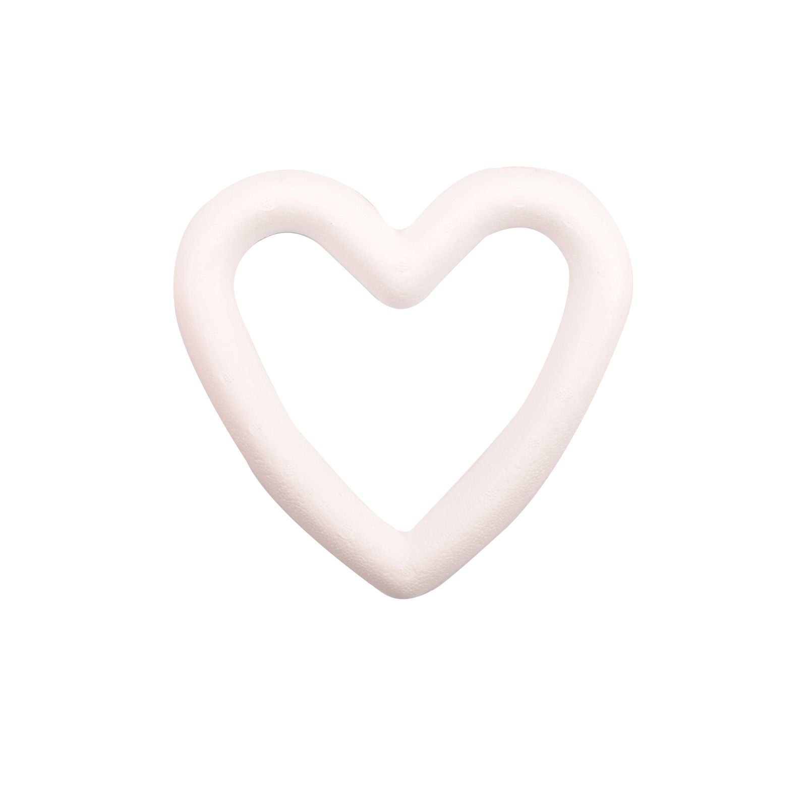 Vaessen creative • coeur en polystyrène ouvert 15cm