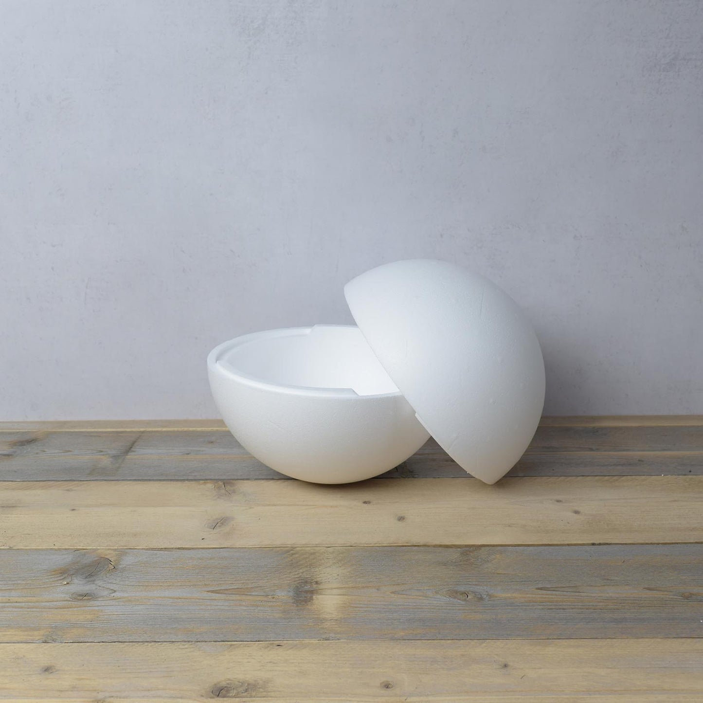 Vaessen creative • boule en polystyrène 2 pièces ø30cm