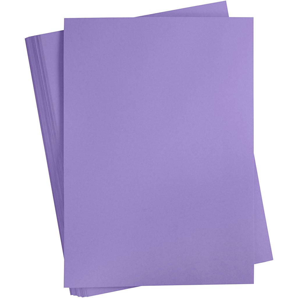 Carton coloré Creativ company, a2, feuille 420x594 mm, 180 gr, violet, 100 feuilles 1 boîte
