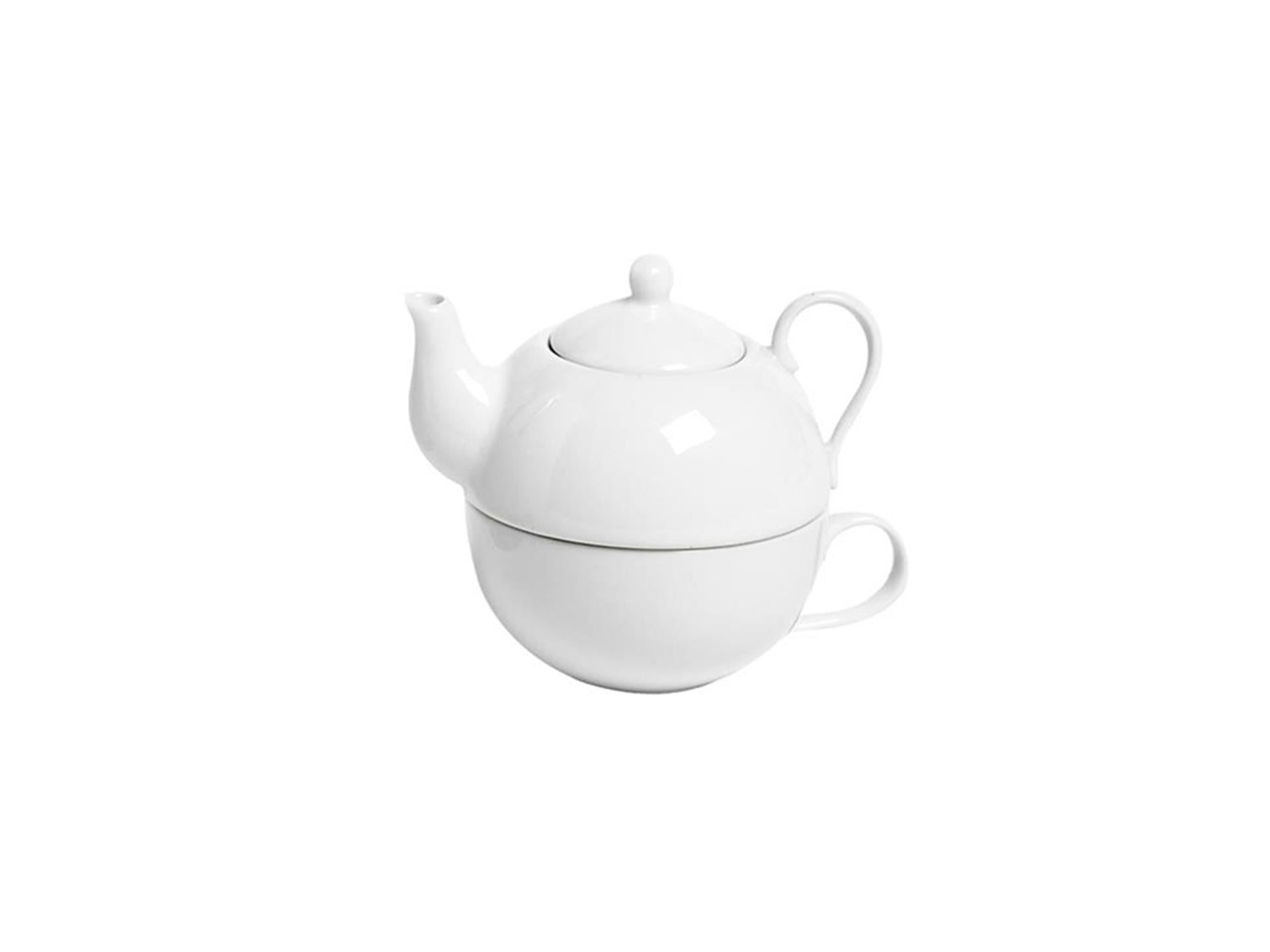 Thé tendance cosy pour une personne ø10xh14cm blanc