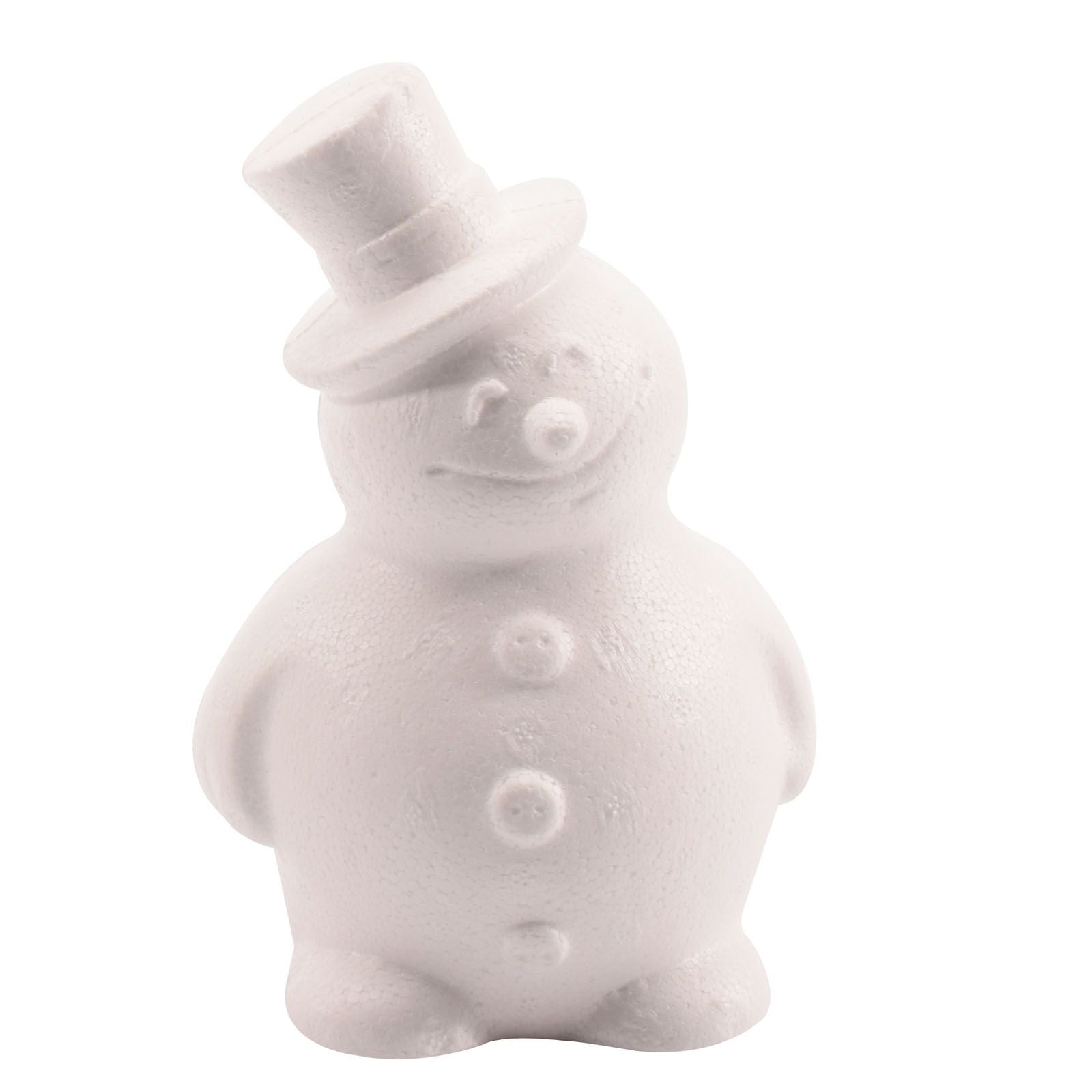 Vaessen creative • bonhomme de neige en polystyrène 17cm