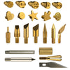 Vaessen creative • set de poêle à bois avec 23 accessoires