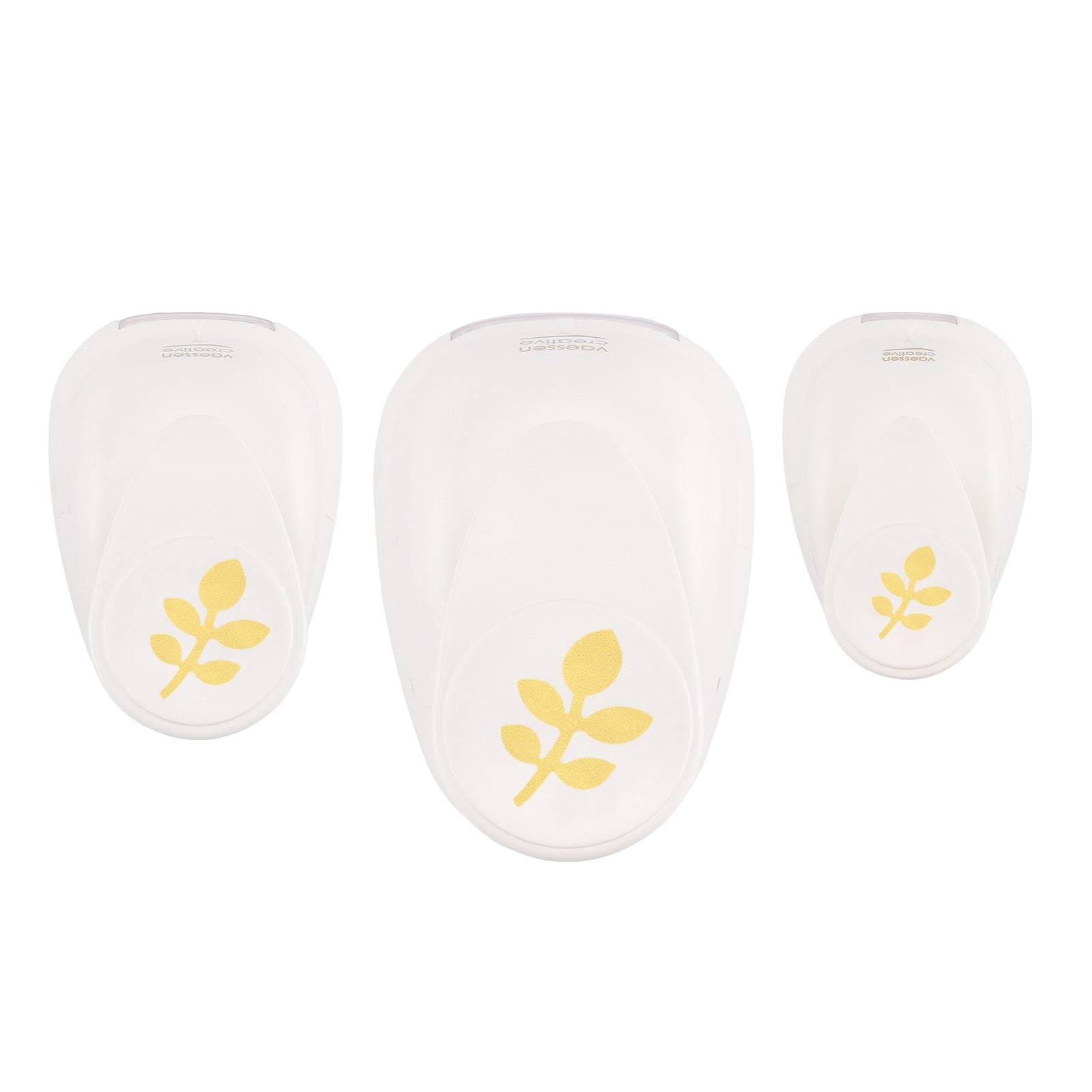 Vaessen creative • figurine perforatrice jeu de feuilles 3 pcs.
