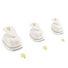 Vaessen creative • figurine perforatrice jeu de feuilles 3 pcs.