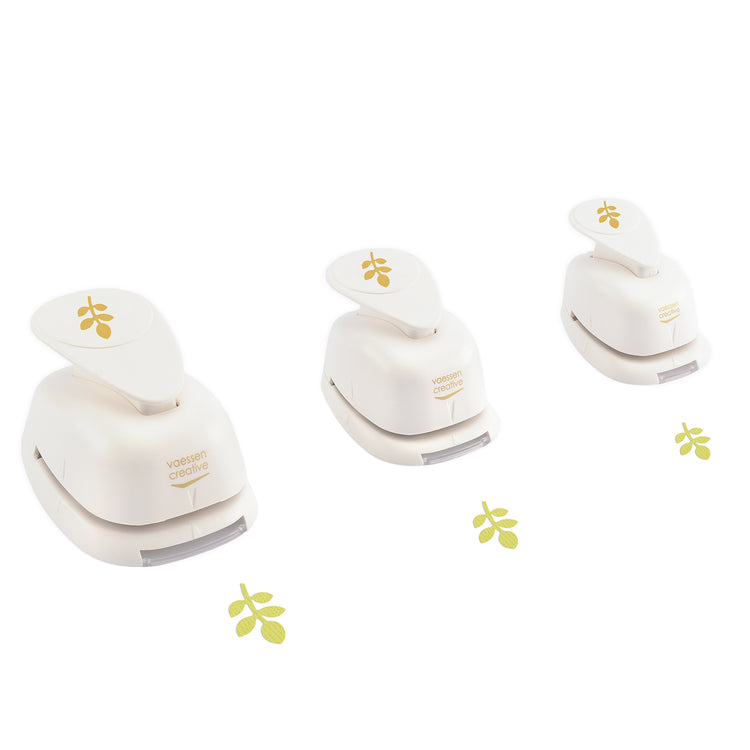Vaessen creative • figurine perforatrice jeu de feuilles 3 pcs.