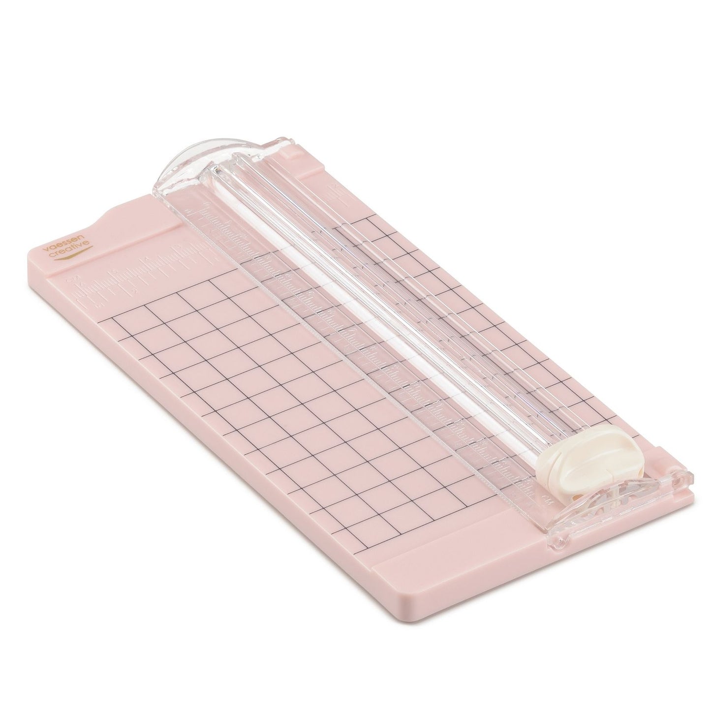 Vaessen creative • mini coupe-papier 15,3x6,5cm rose