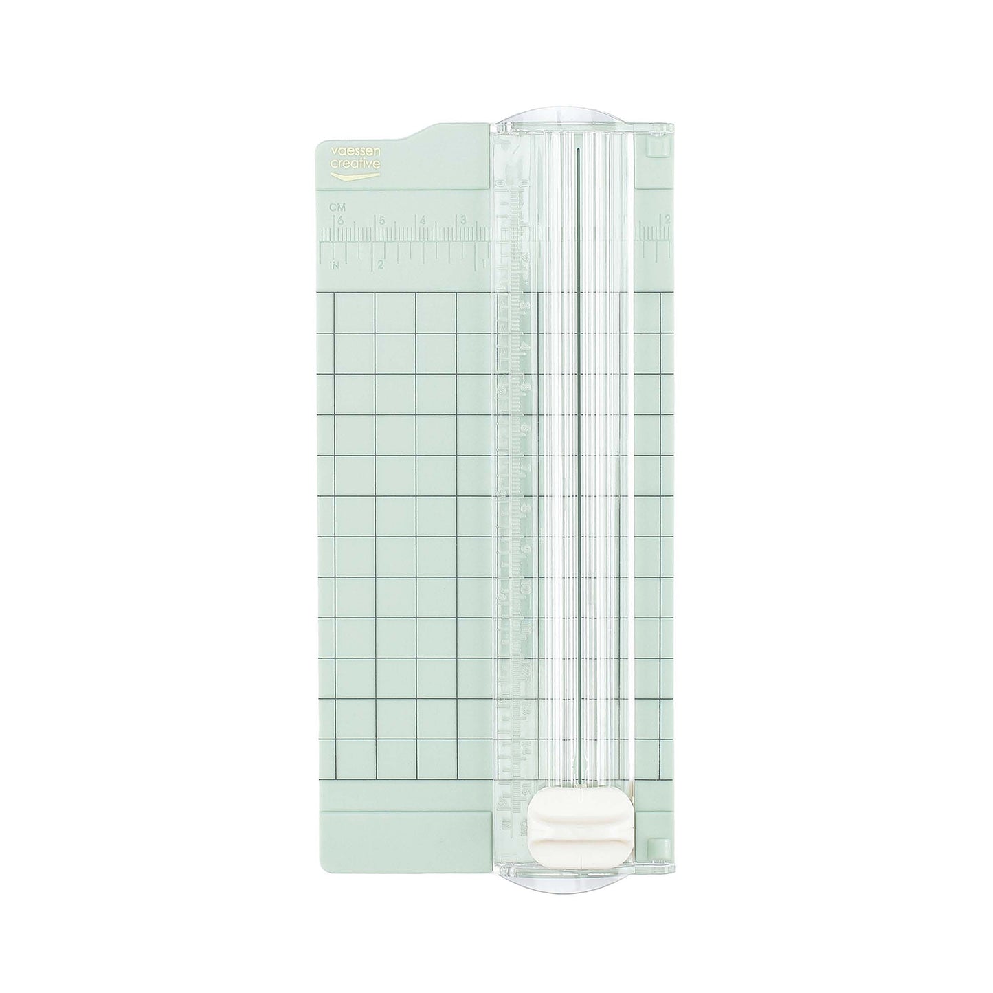 Vaessen creative • mini coupe-papier 15,3x6,5cm menthe