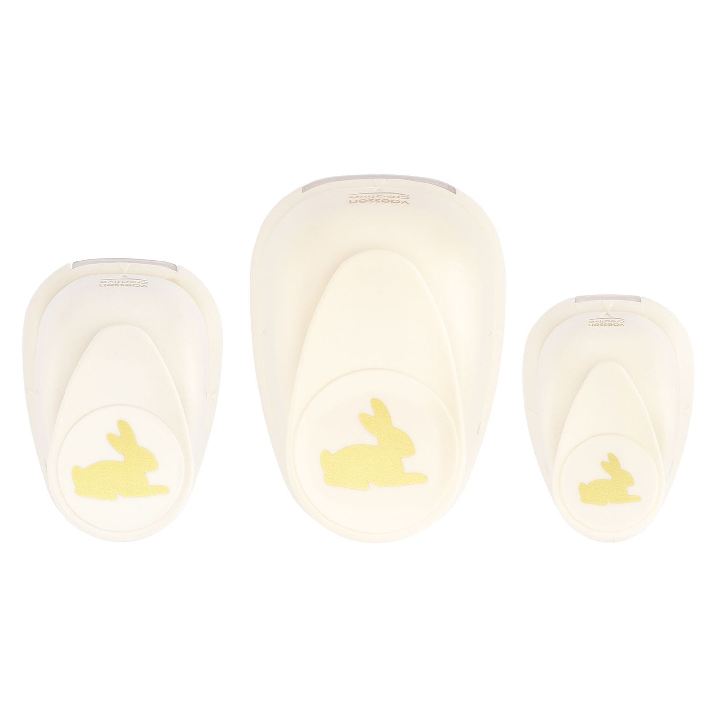 Vaessen creative • set de poinçons figurines lapins 3 pcs.