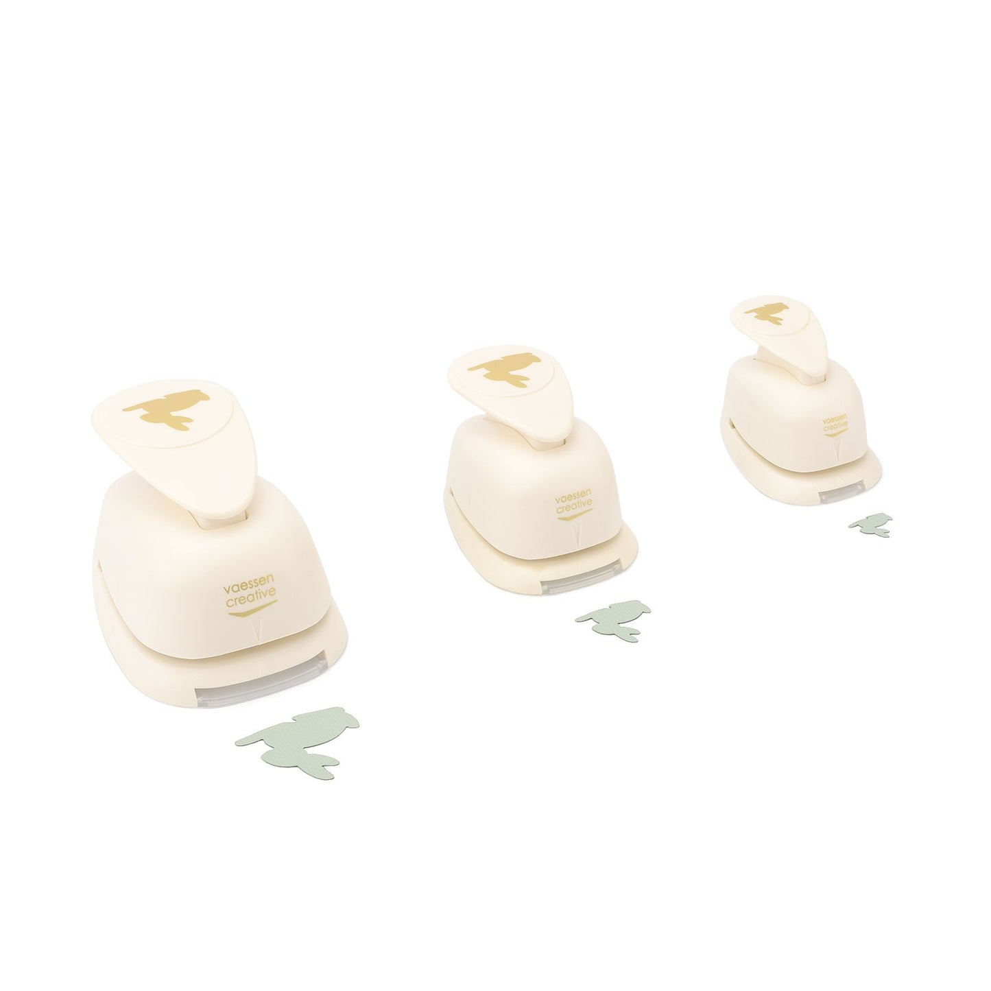 Vaessen creative • set de poinçons figurines lapins 3 pcs.