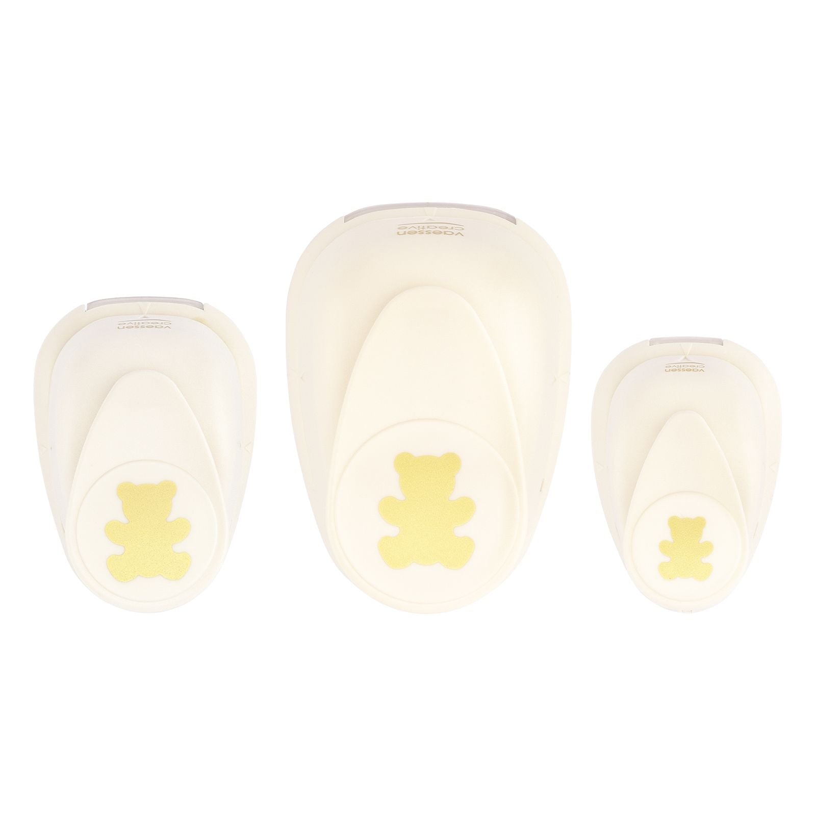 Vaessen creative • jeu de poinçons figurines ours 3 pcs.