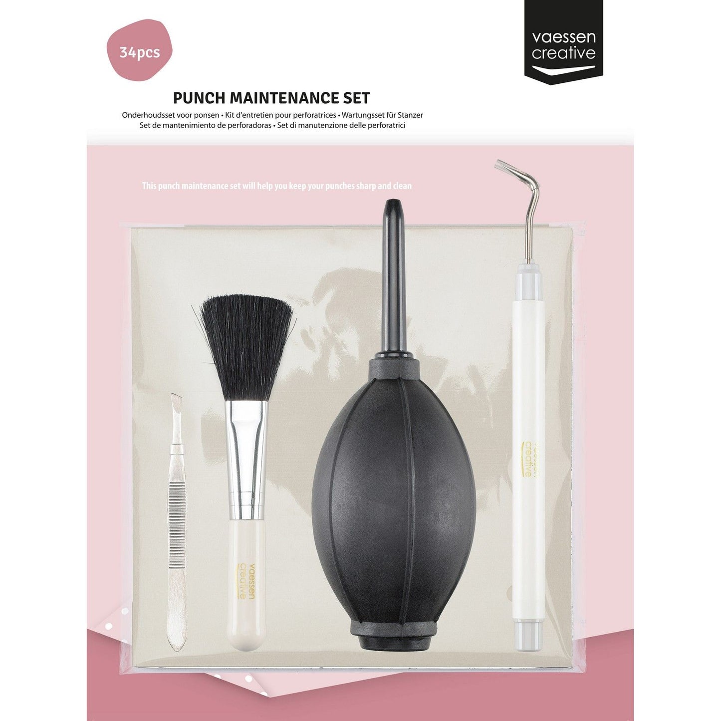 Vaessen creative • kit d'entretien pour poinçons