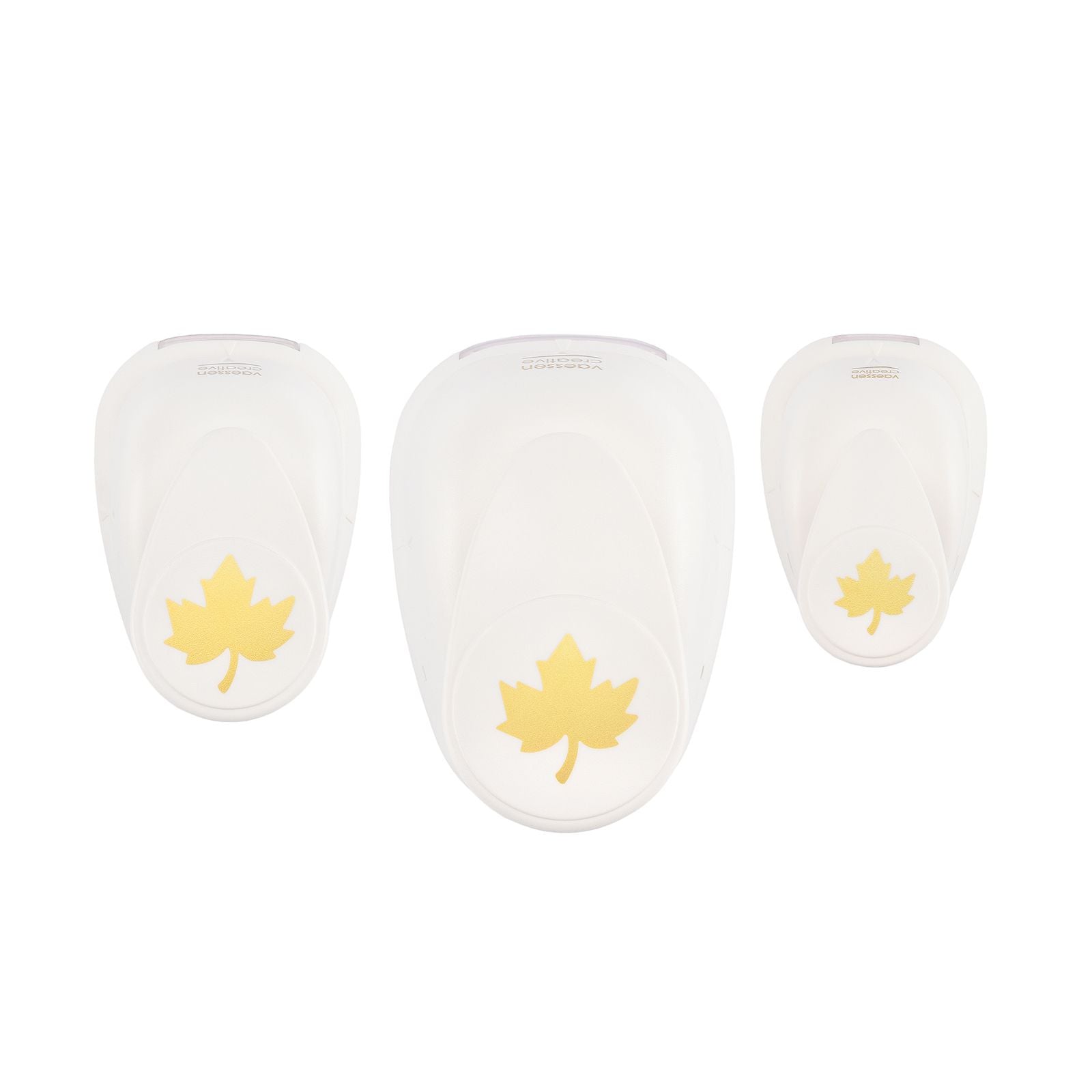 Vaessen creative • jeu de perforatrices en forme de feuille d'érable 3 pcs.