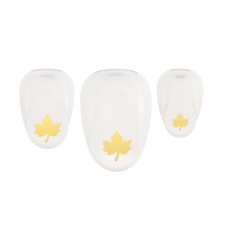 Vaessen creative • jeu de perforatrices en forme de feuille d'érable 3 pcs.
