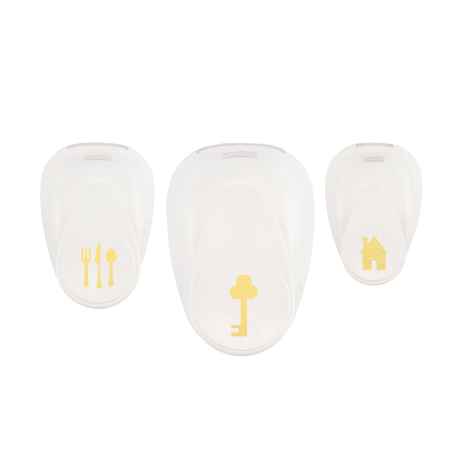 Vaessen creative • jeu de poinçons figurines new home 3 pcs.