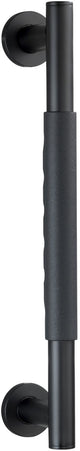 Wenko poignée murale secura 40cm noir en acier inoxydable avec poignée antidérapante soft touch - poignée de sécurité - support mural - poignée de bain - capacité de charge max. 120 kg - testé, inspecté et certifié TüV - noir