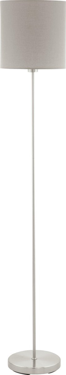 Lampadaire Eglo Pasteri - e27 - 157,5 cm - gris taupe