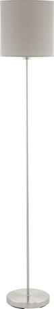 Lampadaire Eglo Pasteri - e27 - 157,5 cm - gris taupe