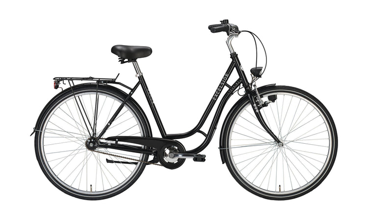 Mod de cyclotourisme urbain Excelsior. 24 vélo de randonnée 28 53 tour 3sp noir