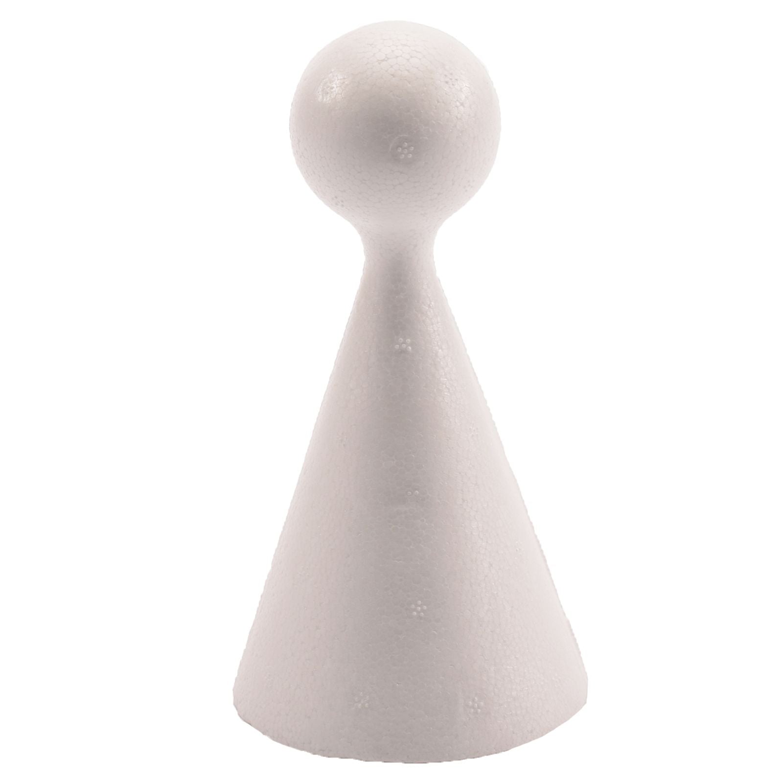 Vaessen creative • figurine cône en polystyrène 15cm