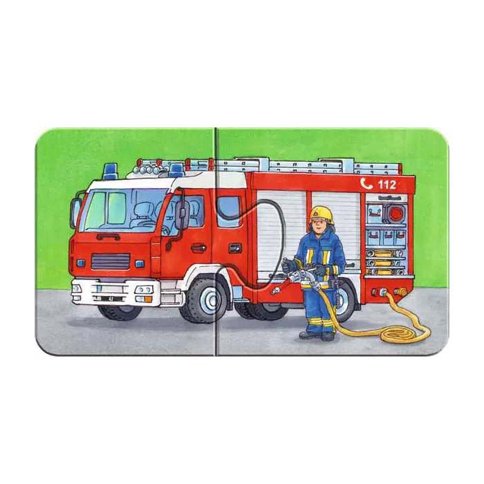 Ravensburger - Puzzle des véhicules spéciaux 9x2st.