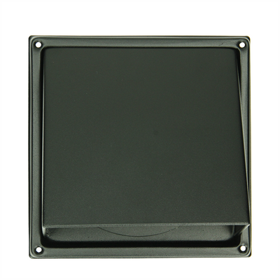 Renson 1066436 - grille de hotte aspirante en acier inoxydable noir type 641 ø100mm, en saillie | 2 pièces