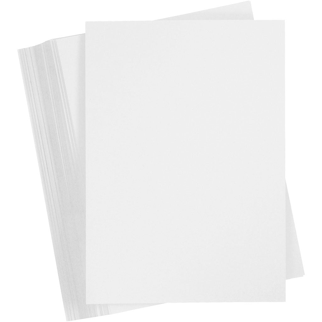 Carton coloré Creativ company, a5, feuille 148x210 mm, 180 gr, blanc, 200 feuilles 1 boîte
