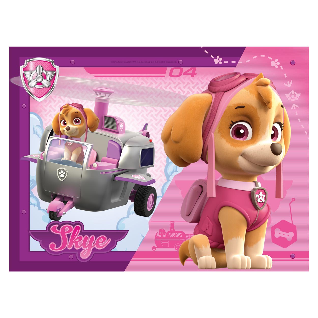 Ravensburger Puzzle Puppies sur la route, 4in1