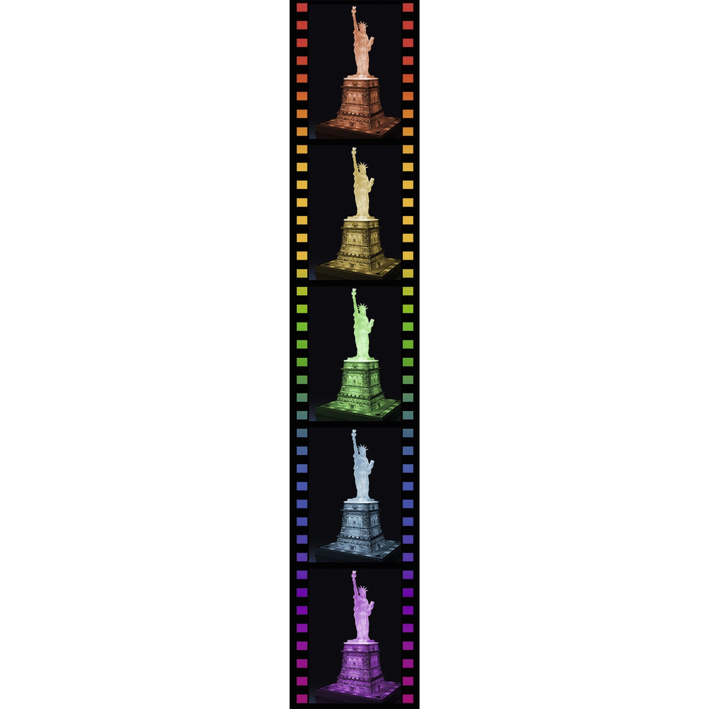 Ravensburger - Puzzle 3D - Édition de nuit de la Statue de la Liberté