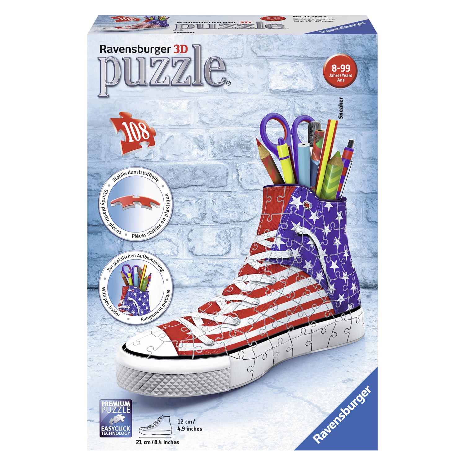 Ravensburger - Puzzle 3D - Sneaker America