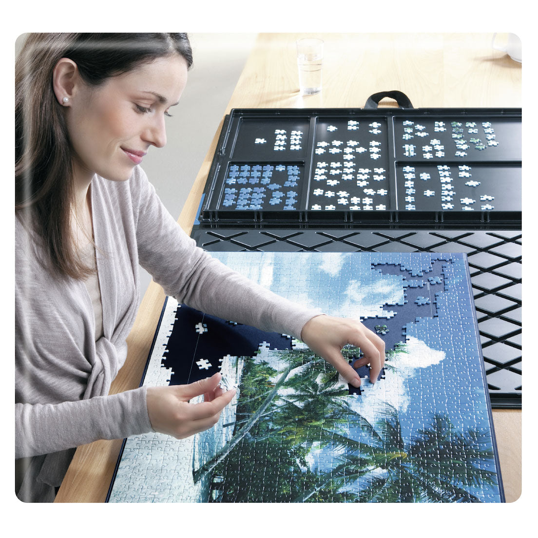 Dossier de stockage de puzzle, 300 - 1000st.