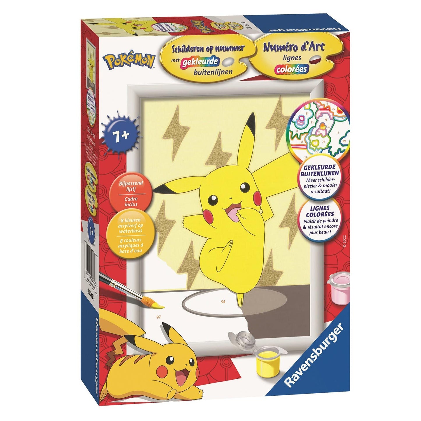 Peinture par numéro - Pokémon Pikachu