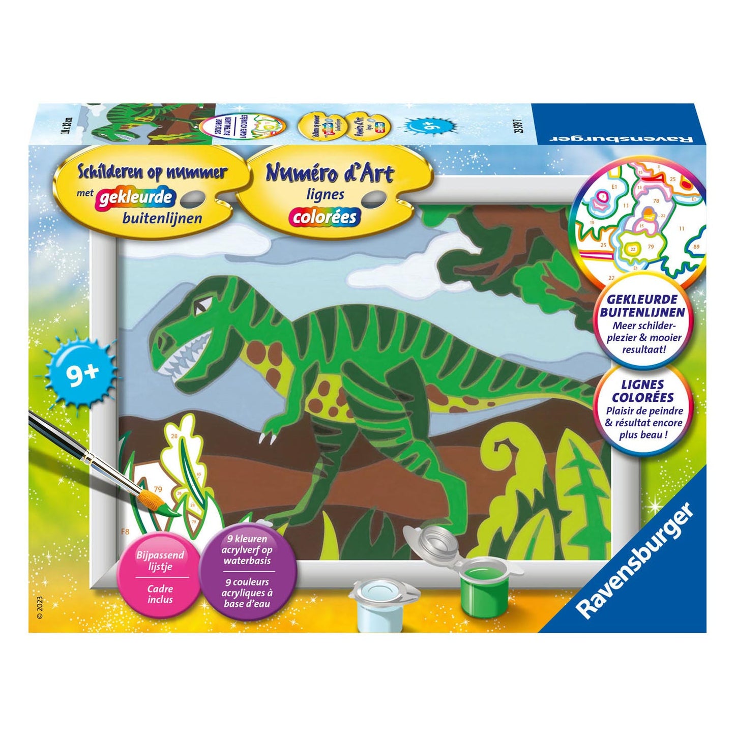 Peinture Ravensburger par numéro - Dino