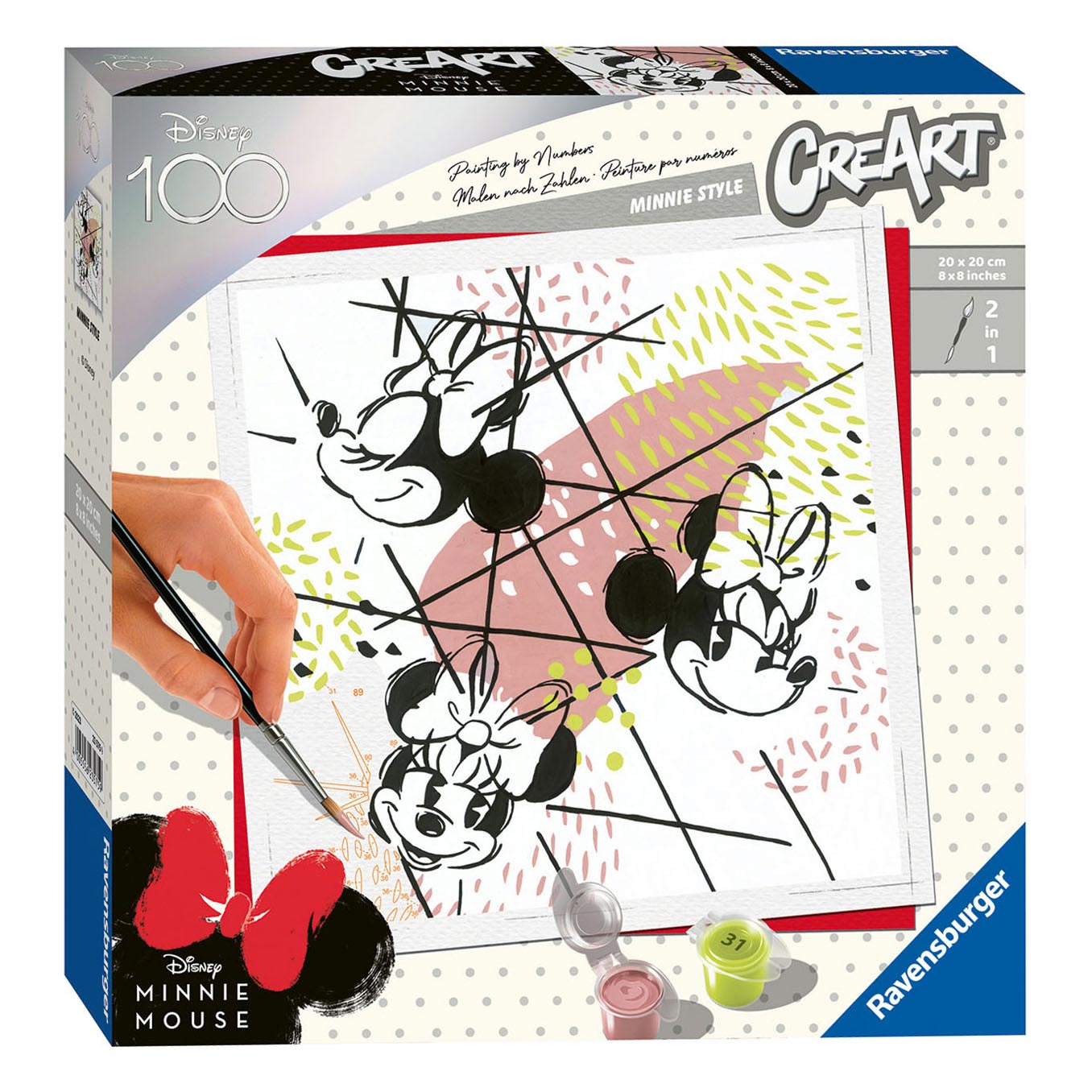 Ravensburger CreArt - Disney 100 ans de Minnie Mouse 2