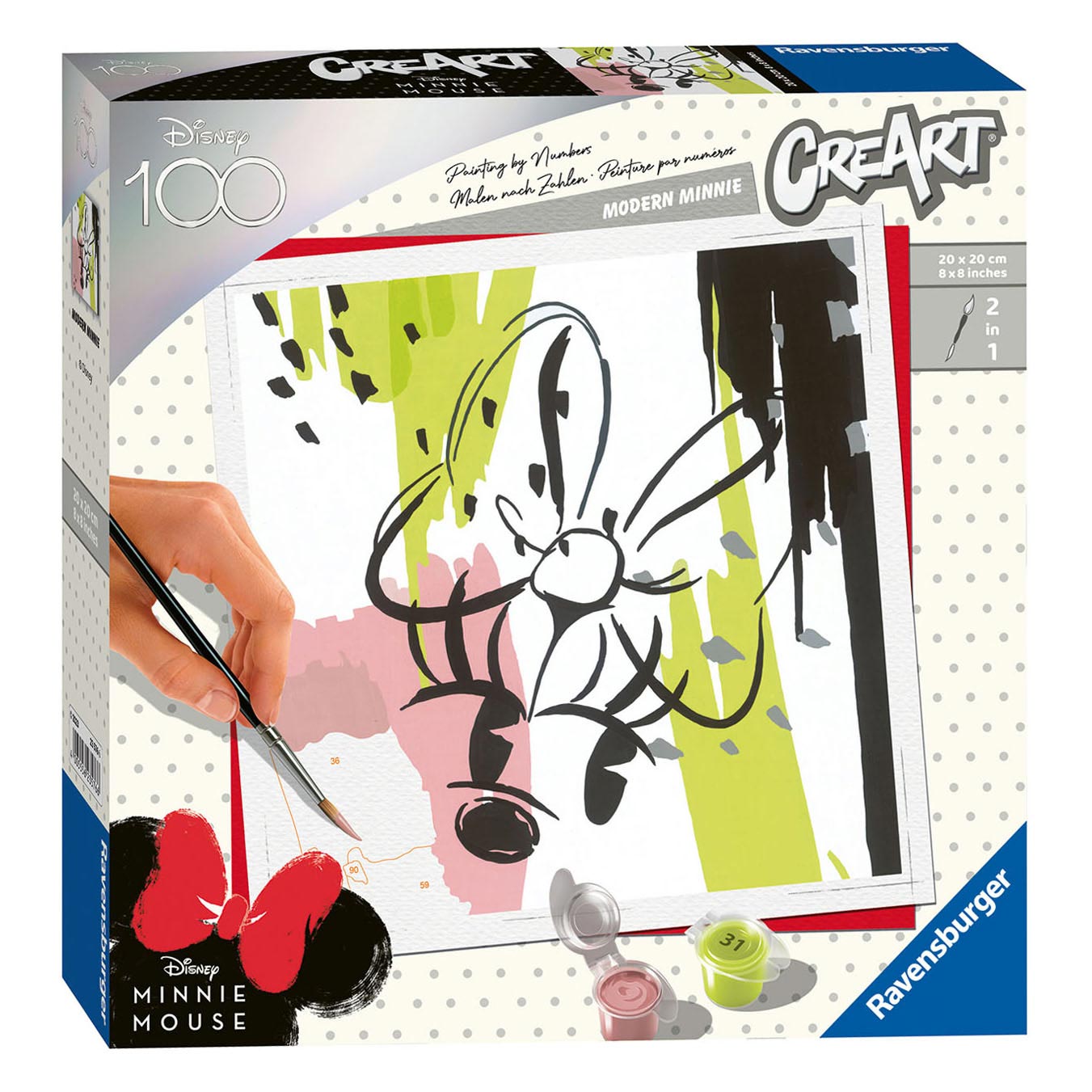 Ravensburger Creart - Disney 100 ans Minnie Mouse 3