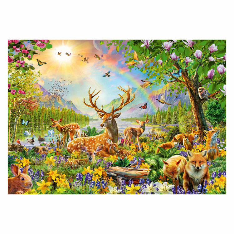 Ravensburger - Puzzle Beautiful Deer Family 200 pièces xxl