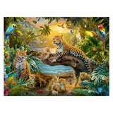 Ravensburger Puzzle Leopards dans la jungle, 1500ST. - afbeelding 2