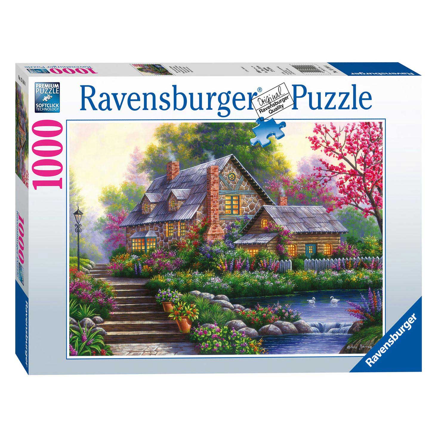 Ravensburger - Puzzle Romantic Cottage 1000st.