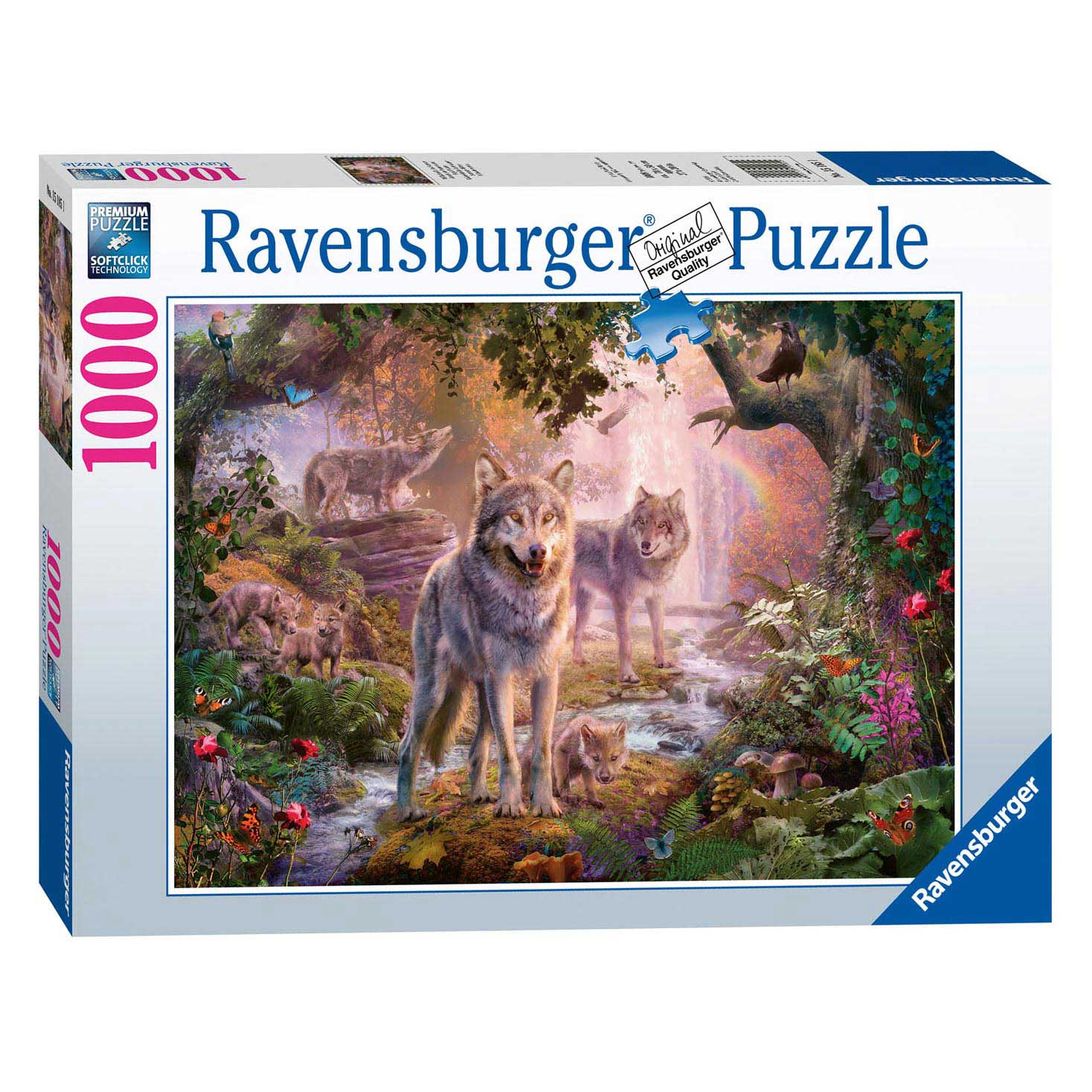 Ravensburger - Puzzle Wolven Family in the Summer 1000st.