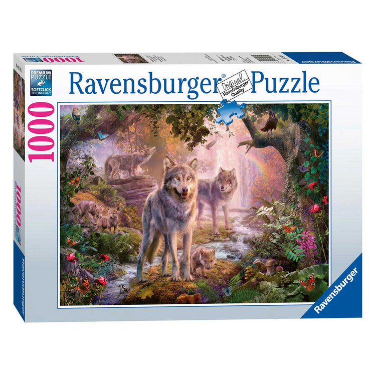 Ravensburger - Puzzle Wolven Family in the Summer 1000st.