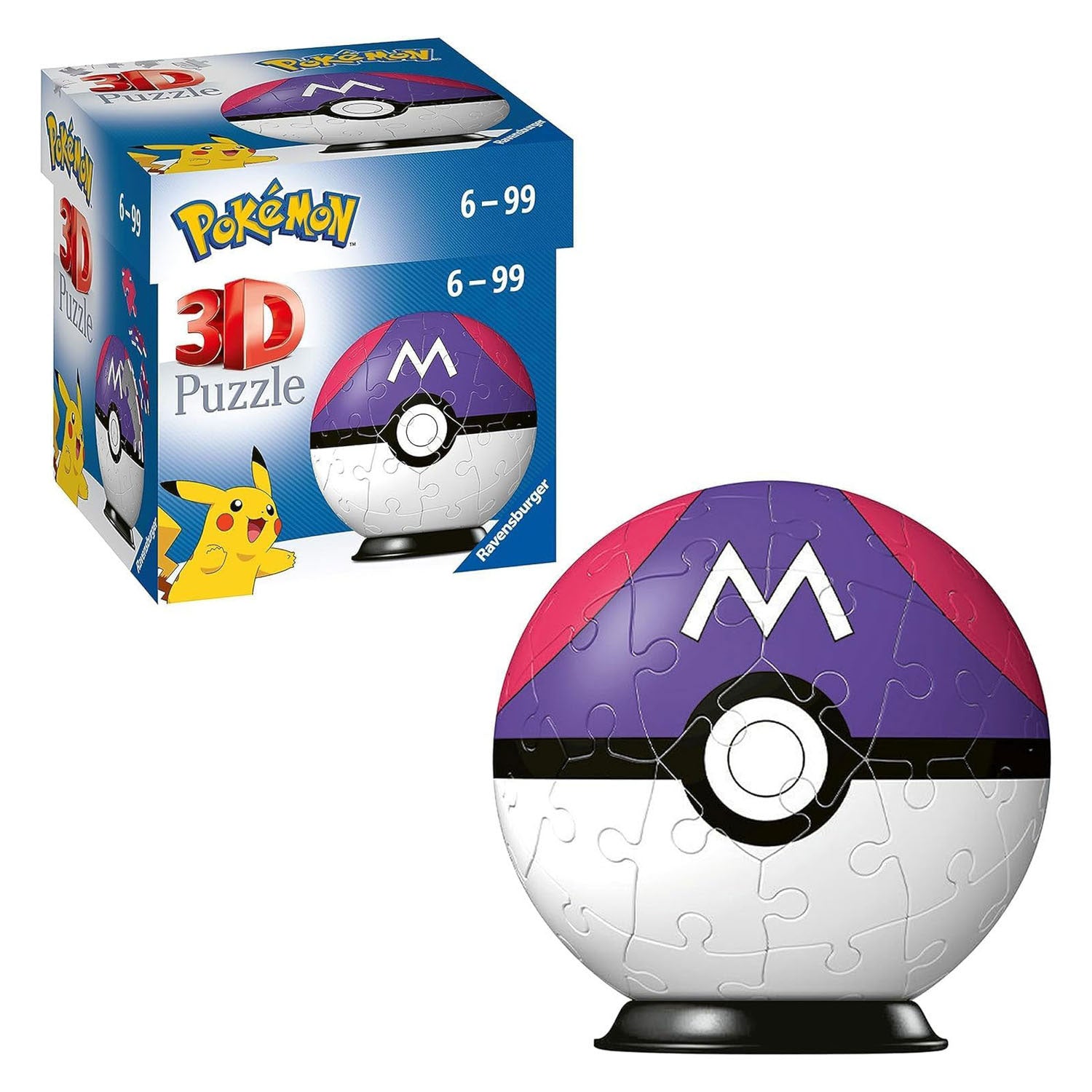 Ravensburger Pokemon Masterball 3d Puzzle, 54e.