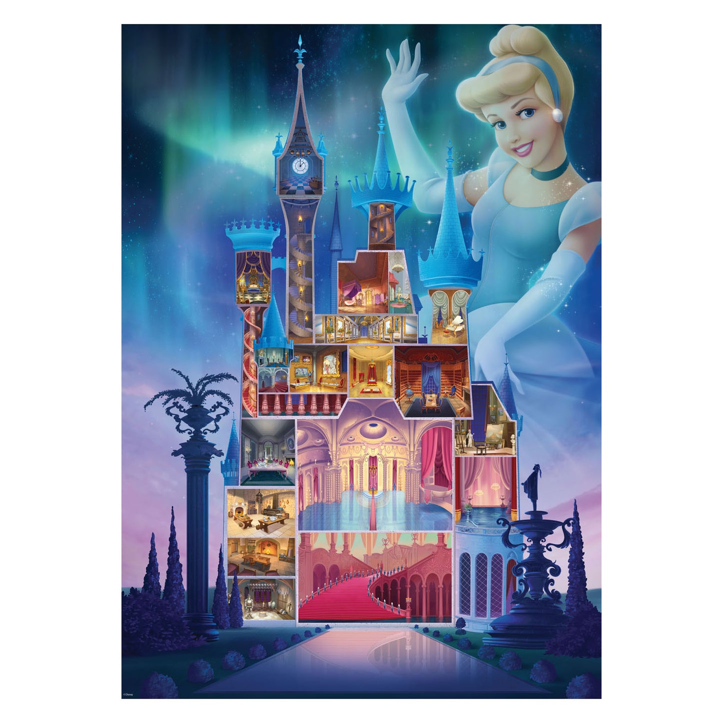 Ravensburger Castles Cendrillon Puzzle, 1000st.