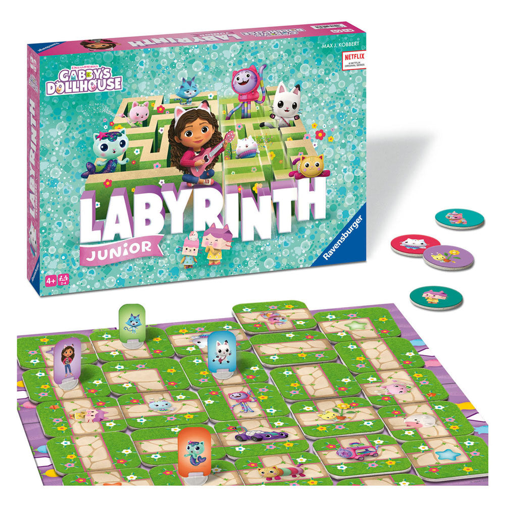 Jeu de société Ravensburger Gabby's Dollhouse Junior Laybrinth