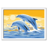 Ravensburger Creart peinture sur la chanson Dolphins gaies - afbeelding 2